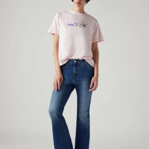 Women's 726 Dark Blue Flared Fit High Rise Jeans